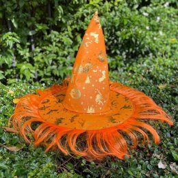 Witch hat หมวกแม่มด Freesize สำหรับเด็ก6 ขวบขึ้นไปและผู้ใหญ่