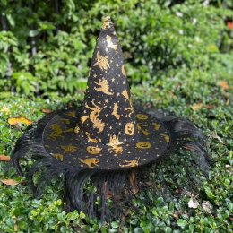 Witch hat หมวกแม่มด Freesize สำหรับเด็ก6 ขวบขึ้นไปและผู้ใหญ่