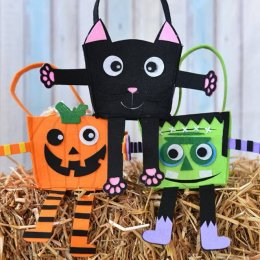 กระเป๋าใส่ขนม halloween สำหรับกิจกรรม trick or treat