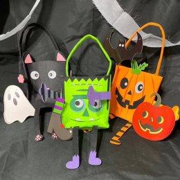 กระเป๋าใส่ขนม halloween สำหรับกิจกรรม trick or treat