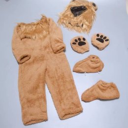 ชุดแฟนซีเด็ก ชุดสิงโตเด็ก มาเป็นชุดตัวยาวมีซิปด้านหลัง