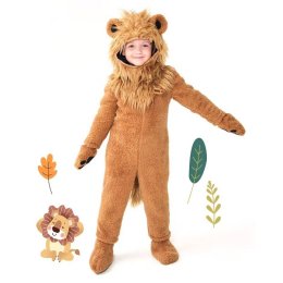 ชุดแฟนซีเด็ก ชุดสิงโตเด็ก มาเป็นชุดตัวยาวมีซิปด้านหลัง