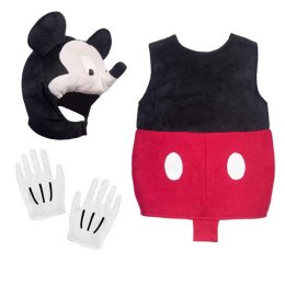 Mickey costume ชุดแฟนซีมิกกี้ตัวด้านในเป็นบอดี้สูทสีดำตัวยาว