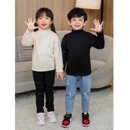 เสื้อลองจอนเด็กคอเต่าแขนยาวใส่ได้ทั้งชายหญิง