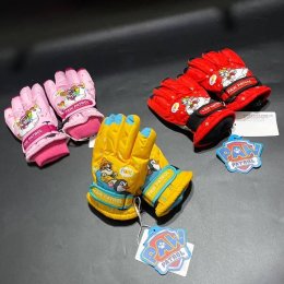 ถุงมือสกี ถุงมือกันหนาวเด็ก กันน้ำได้ paw patrol 