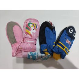 Ski gloves ถุงมือกันหนาวเด็ก ถุงมือเล่นสกี แบรนด์ kidsgoods