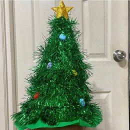 หมวกแฟนซีต้น xmas ขนาดเป็นฟรีไซส์ ใส่ได้ทั้งเด็กและผู้ใหญ่