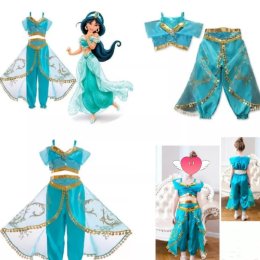 ชุดแฟนซีเด็ก เจ้าหญิงจัสมิน Jasmine Aladdin มาเป็นชุด 2 ชิ้น