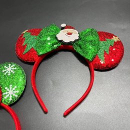 คาดผมมินนี่ xmas คริสต์มาส คาดผมแฟนซี Freesize 