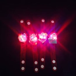 สายรัดข้อมือ xmas มีไฟ คละลายเซ็ตนึงมี 12 ชิ้น 