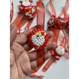 สายรัดข้อมือ xmas มีไฟ คละลายเซ็ตนึงมี 12 ชิ้น 