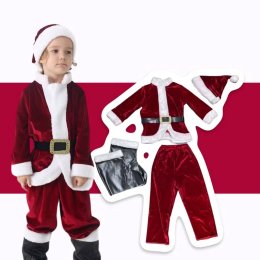 ชุดแฟนซีเด็ก ชุดซานต้า ชุดซานตี้