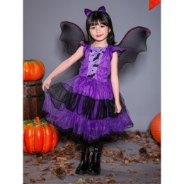 ชุดฮาโลวีนเด็ก Halloween bat girl Fancy59