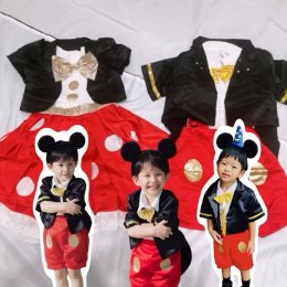 ชุดแฟนซีเด็ก mickey & minnie