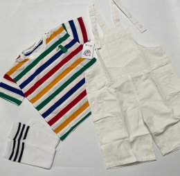 Rainbow jumsuit ชุดเซ็ตเอี๊ยมเสื้อเรนโบว์