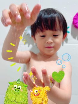 Polarbear slime shower gel เจลอาบน้ำเนื้อสไลม์