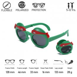 แว่นกันแดดเด็ก เต่านินจา แบรนด์ wonderkid(SUN68)