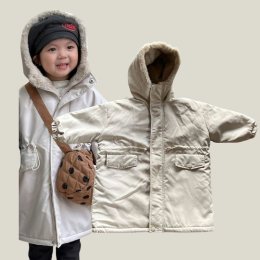 เสื้อโค้ทเด็กตัวยาว Trench Coat for kids (STREET192)