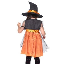 Pumkin witch (2 ชิ้น ชุด+หมวก) (FANCY108)