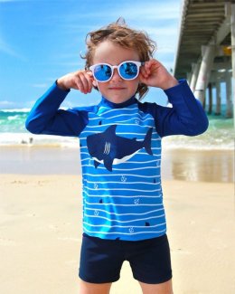 ชุดว่ายน้ำเด็ก happy shark (SW243)