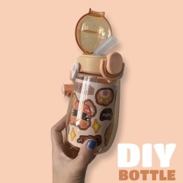 Diy bottle กระติกน้ำหลอดเด้ง(BOT78)