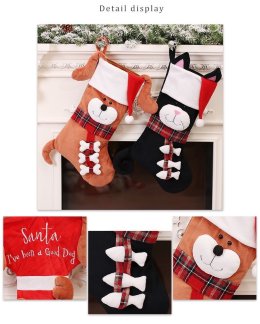 Christmas 3d Sock ถุงเท้าแขวนตกแต่ง xmas (ACC235)