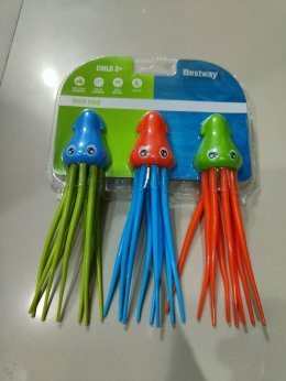 ของเล่นดำน้ำปลาหมึก 3 ตัว  Octopus diving toy