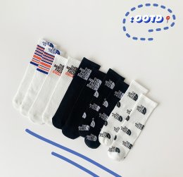 THE NORTH FAKE เซ็ตถุงเท้า 5 คู่ (SOCK109)