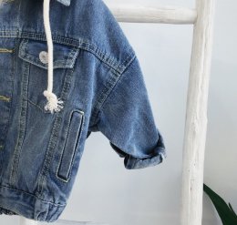 แจ็คเก็ตยีนส์ denim jacket hoodie (STREET10)