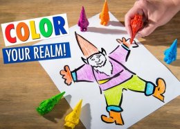 GNOME CRAYONS (สีเทียน รูปภูตโนม) (CRGNM01)