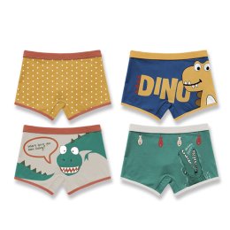 Dino underwear กางเกงในผ้า cotton ลายไดโน 4 ตัว(UNDERWEAR43)