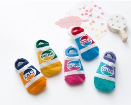 SET ถุงเท้า cola pepsi ไซส์ S 1-3 ขวบ(SOCK101)