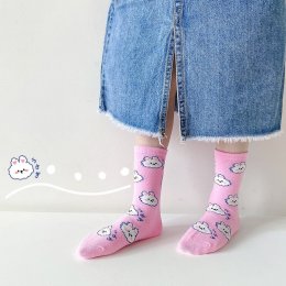 ถุงเท้า illustration sock(SOCK115 RABBIT)