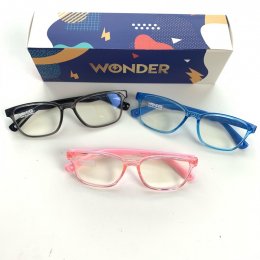 แว่นกันแสงสีฟ้าเด็ก Blueblock หน้าจอคอม iphone ipad มือถือ (3-7 ขวบ) แถมกล่อง(Random)(SUN60)