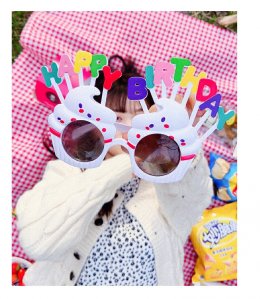 แว่นวันเกิด Happy Birth Day Sunglass (ไม่มีกล่อง) (SUN58)