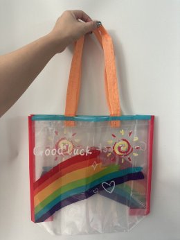 Rainbow gift bag (medium size) สำหรับเทศกาลสำคัญ ของขวัญ