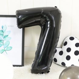 สีดำ Number 0-9 balloon บอลลูนตัวเลข (TOY637)