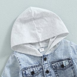 Hipster Jean Hoodie เสื้อฮู้ดยีนส์ใส่แนวๆ(STREET147)