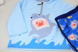 ชุดว่ายน้ำ shark hoodie ฉลาม (SW68)