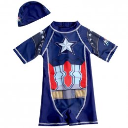 ชุดว่ายน้ำเด็ก Captain America (SW106)
