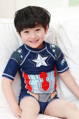ชุดว่ายน้ำเด็ก Captain America (SW106)