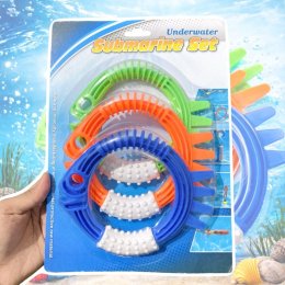 ของเล่นดำน้ำ ฝึกดำน้ำ ห่วงรูปปลา ห่วงนักล่าใต้น้ำ Aqua Hunter Rings (TOY832)