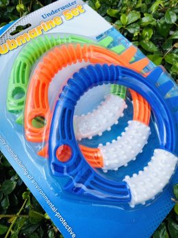 ของเล่นดำน้ำ ฝึกดำน้ำ ห่วงรูปปลา ห่วงนักล่าใต้น้ำ Aqua Hunter Rings (TOY832)