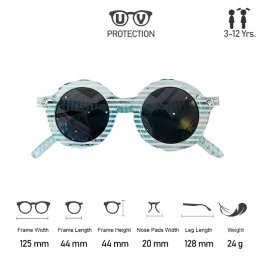 แว่นกันแดดเด็ก Round Graphic (SUN59)