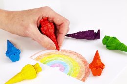 GNOME CRAYONS (สีเทียน รูปภูตโนม) (CRGNM01)