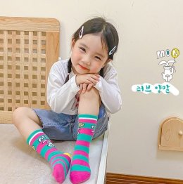 ถุงเท้า illustration sock(SOCK115 RABBIT)