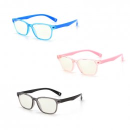 แว่นกันแสงสีฟ้าเด็ก Blueblock หน้าจอคอม iphone ipad มือถือ (3-7 ขวบ) แถมกล่อง(Random)(SUN60)