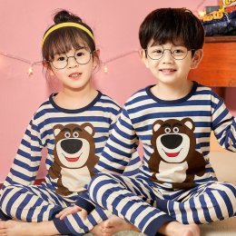 Cartoon Pyjamas Set ชุดนอนเด็กผ้านิ่มลายน่ารัก