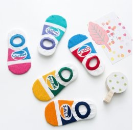 SET ถุงเท้า cola pepsi ไซส์ S 1-3 ขวบ(SOCK101)