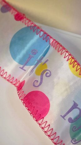 สายสะพาย Happy Birthday สไตล์เกาหลีสุดน่ารัก